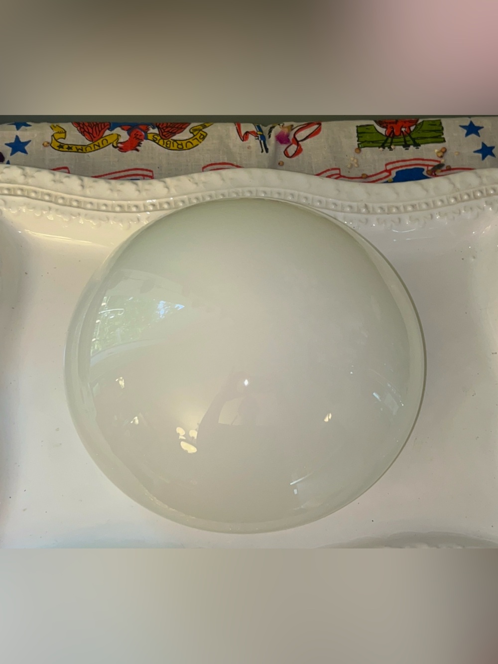 White Milk Glass Globe Light Shade Ceiling Light Shade Replacement